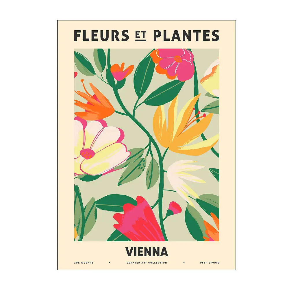 PSTR Studio Juliste 50x70 cm Zoe fleurs et plantes vienna