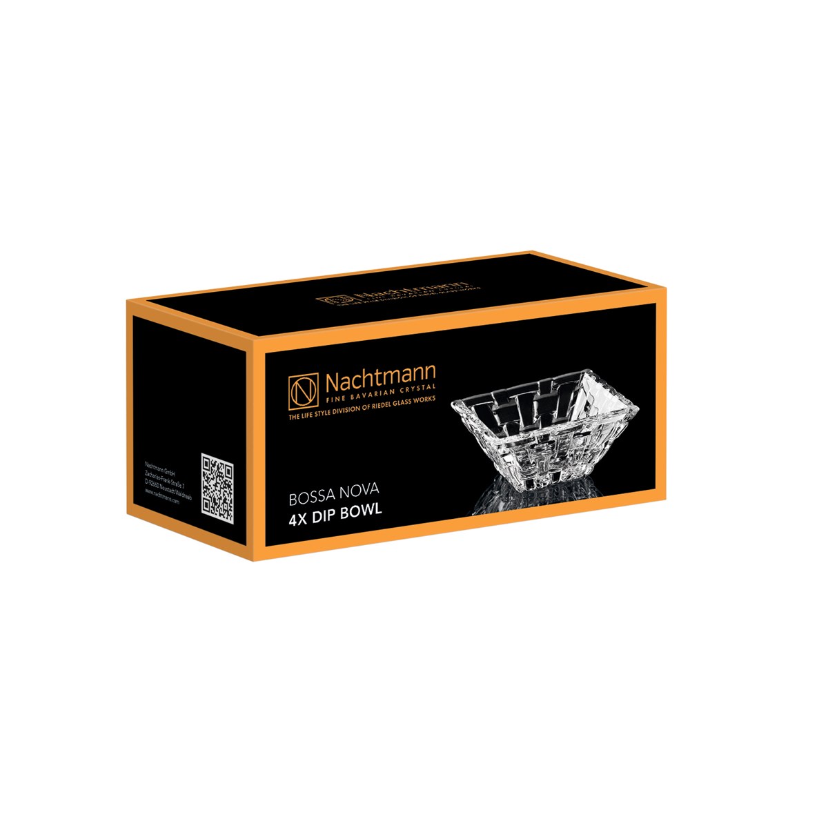 Nachtmann Bossa Nova Dippskål Fyrkantig 8,5 cm 4-Pack