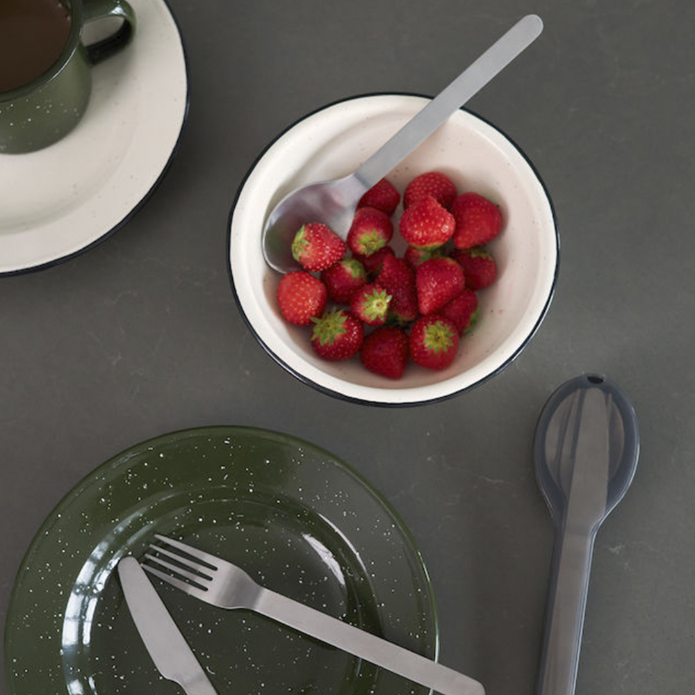 Sagaform Doris Emalikulho 16 cm Beige