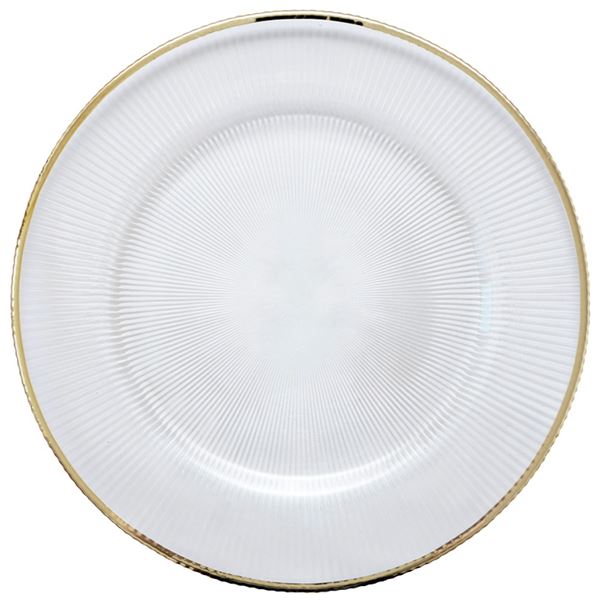 Stiernholm Plisse Lautanen 33 cm Kirkas/Kulta