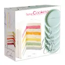 Silikonform till tårtbotten 5-pack Ø18 cm mintgrön