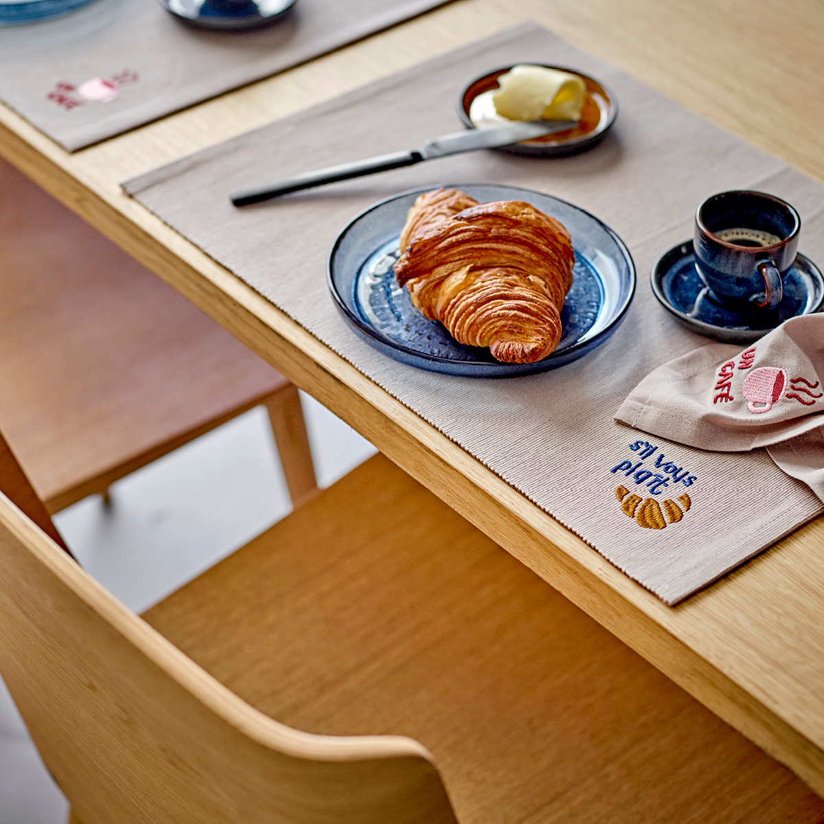 Södahl Bistro bordstablett 33x48 cm 2-pack coffee brown