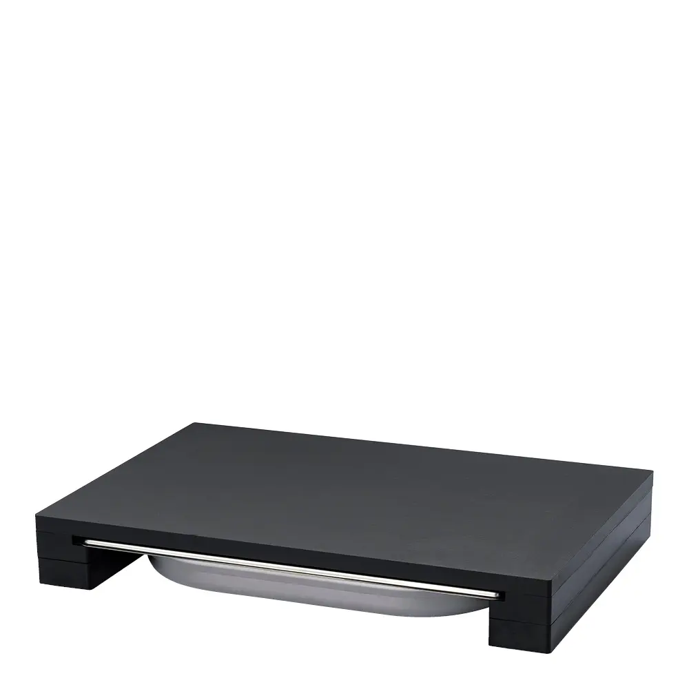 Duracore Leikkuulauta laatikolla 39x27 cm Musta