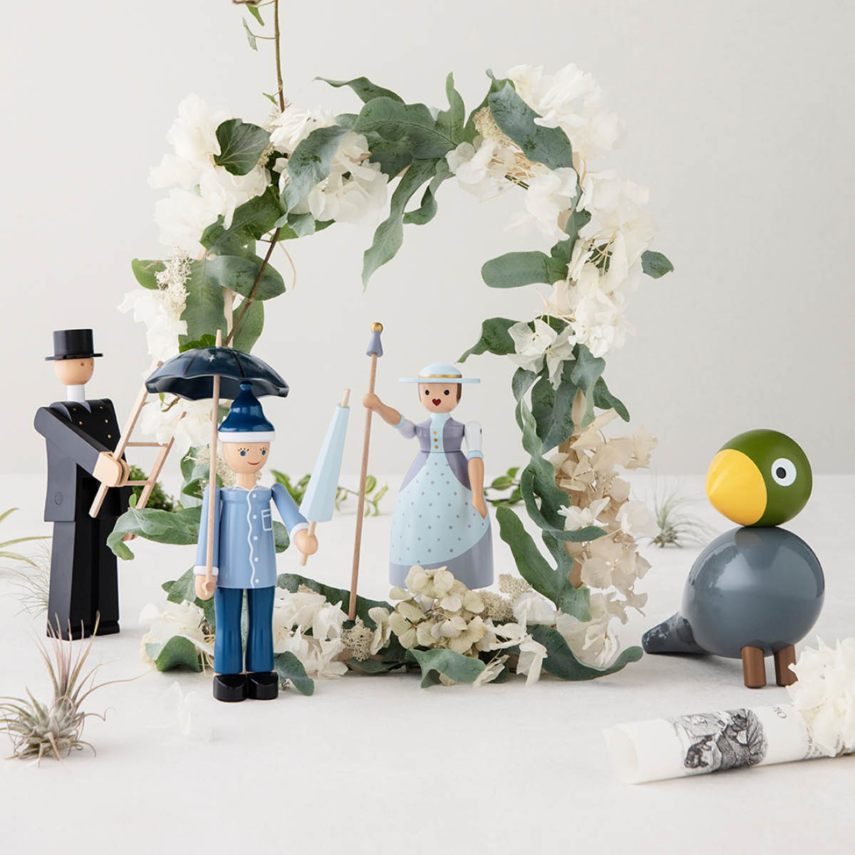 Kay Bojesen Denmark Nukkumatti 21 cm Sininen