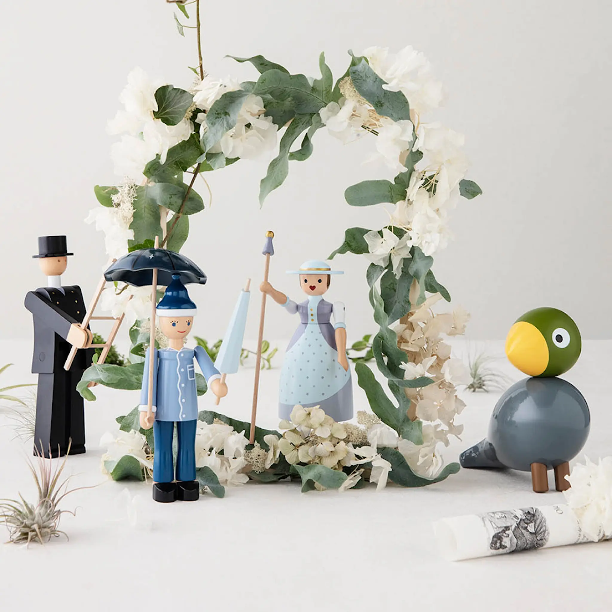 Kay Bojesen Denmark Figurines Sandman 21 cm Blå/Ljusblå