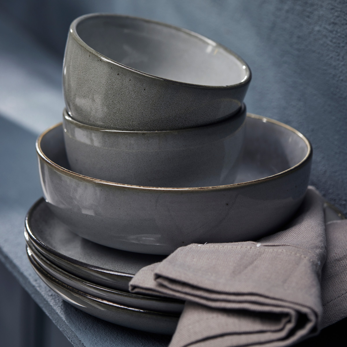 Lene Bjerre Amera Lautanen 20,5 cm Harmaa