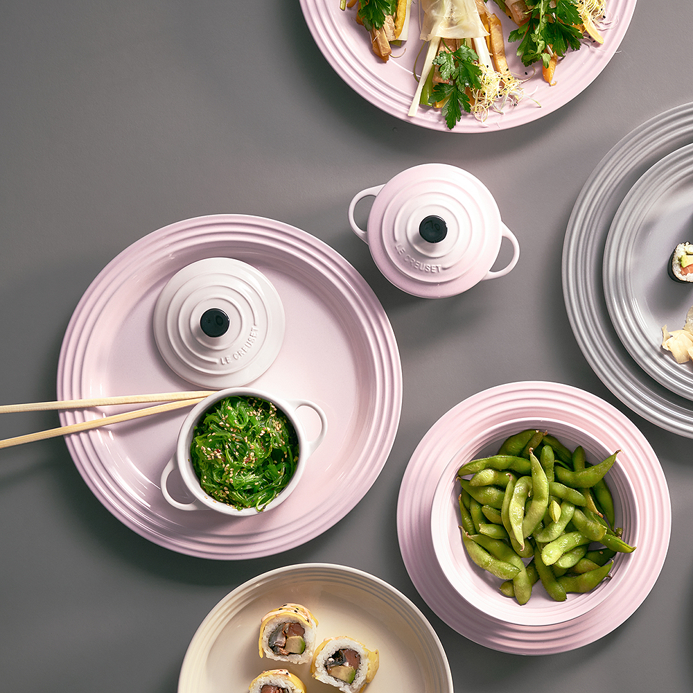 Le Creuset Signature minigryte steintøy 0,25L shell pink