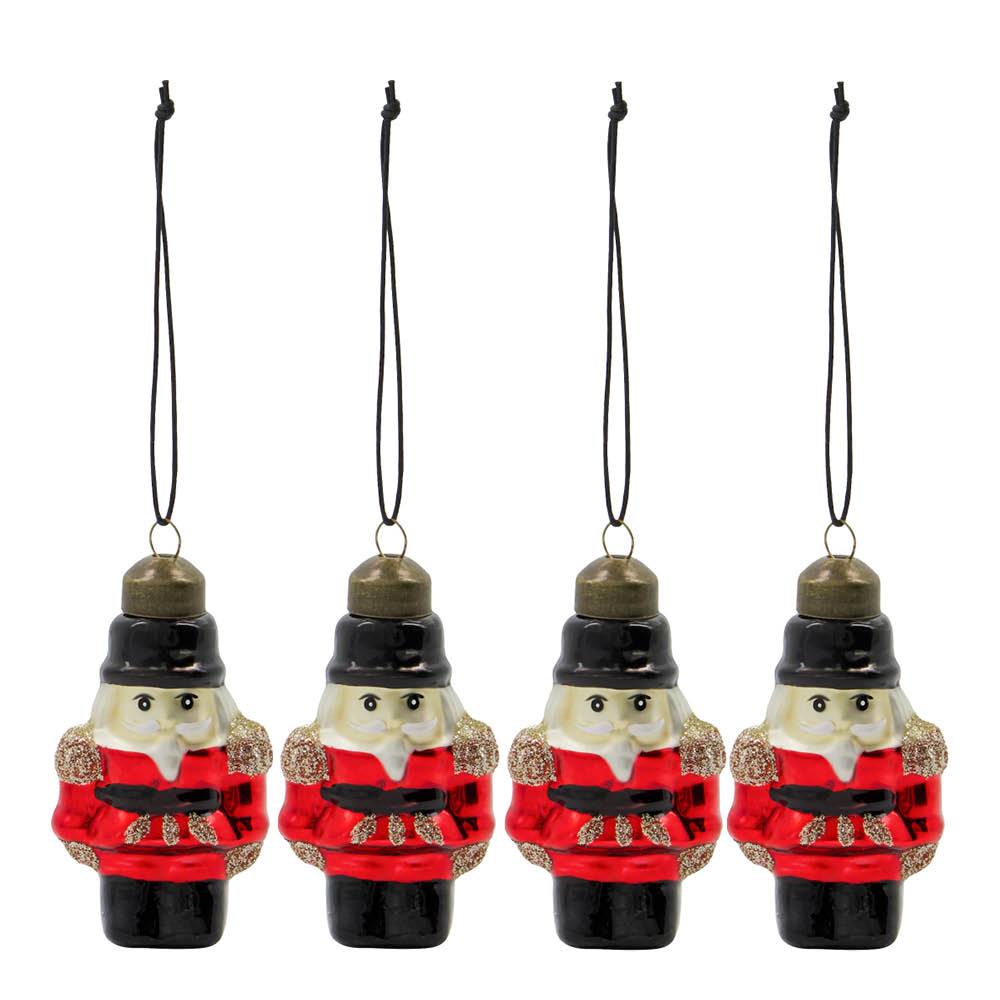 House Doctor Tino juldekoration 4-pack röd