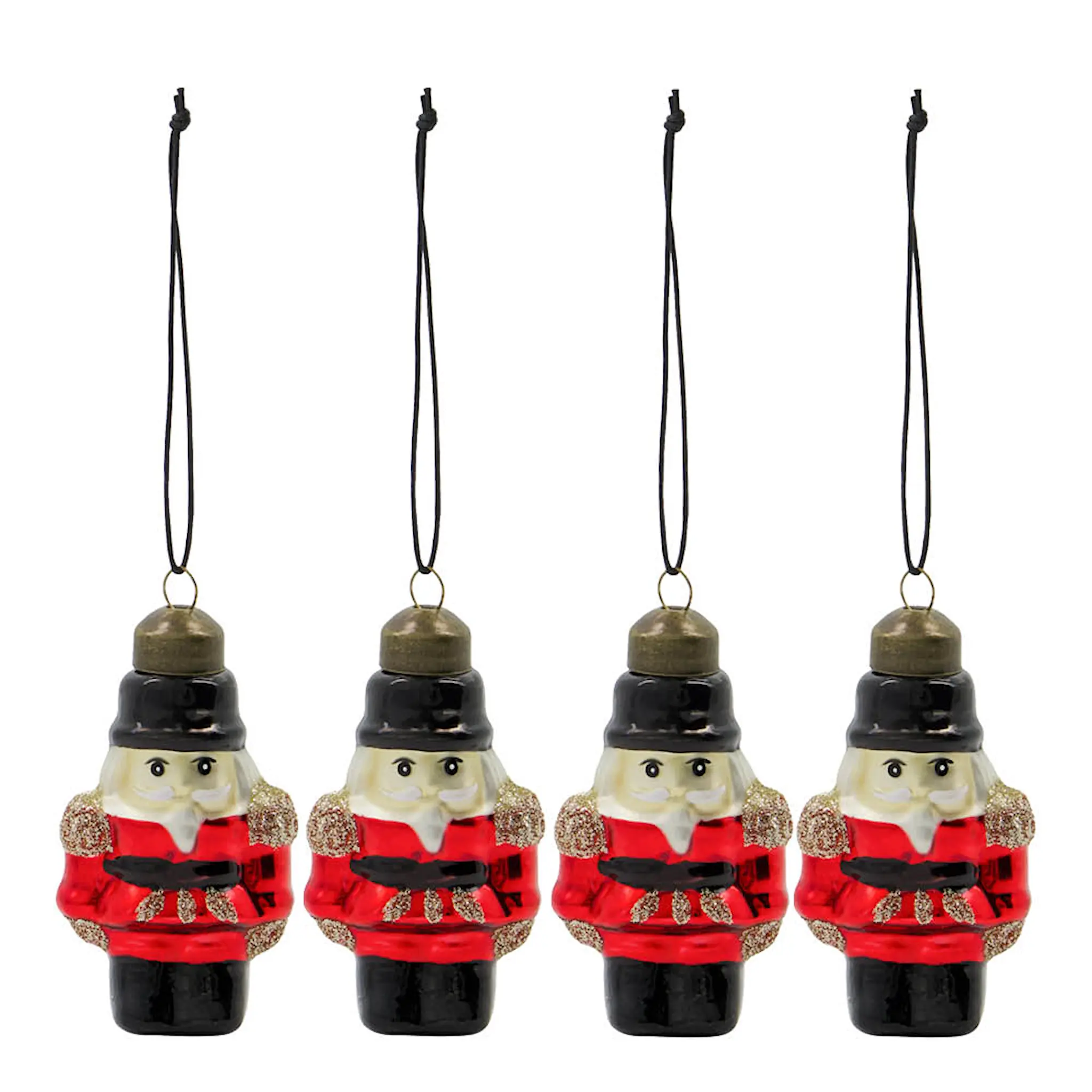 House Doctor Tino juldekoration 4-pack röd