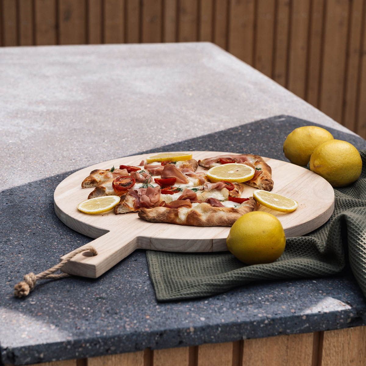Sabor Madera leikkuulauta Ø42 cm mangopuu