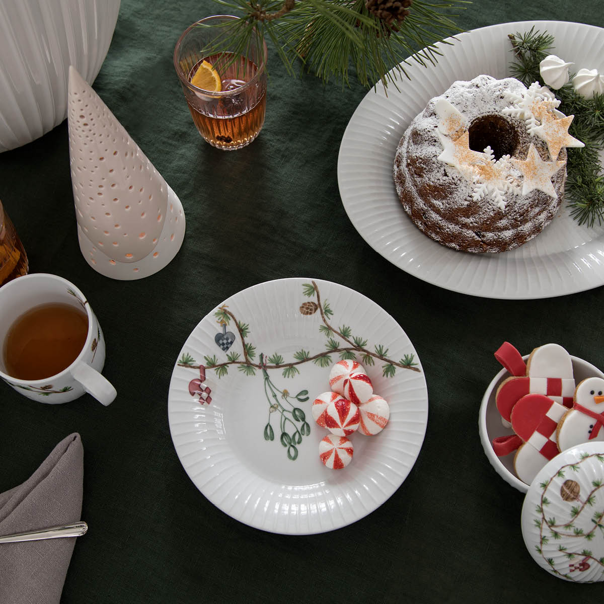 Kähler Hammershøi Christmas tallerken 19 cm