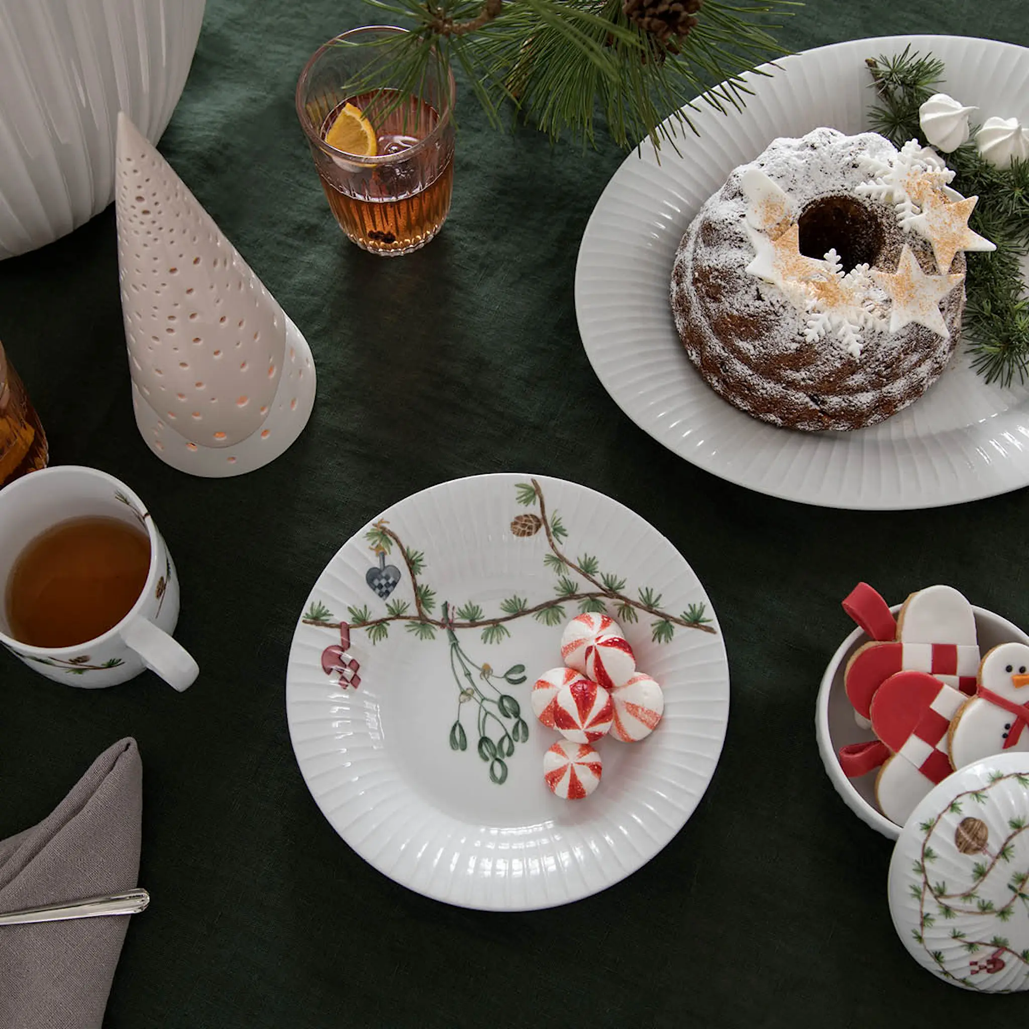 Kähler Hammershøi christmas Tallrik 19 cm Vit