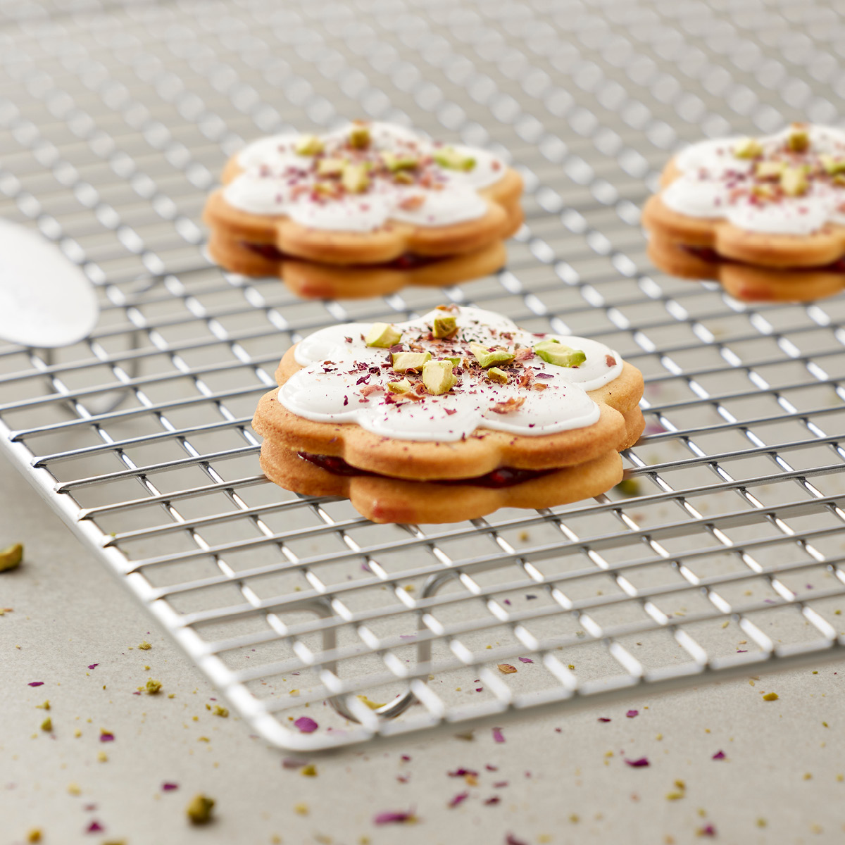 Blomsterberg Leivontaritilä 43x37 cm Teräs