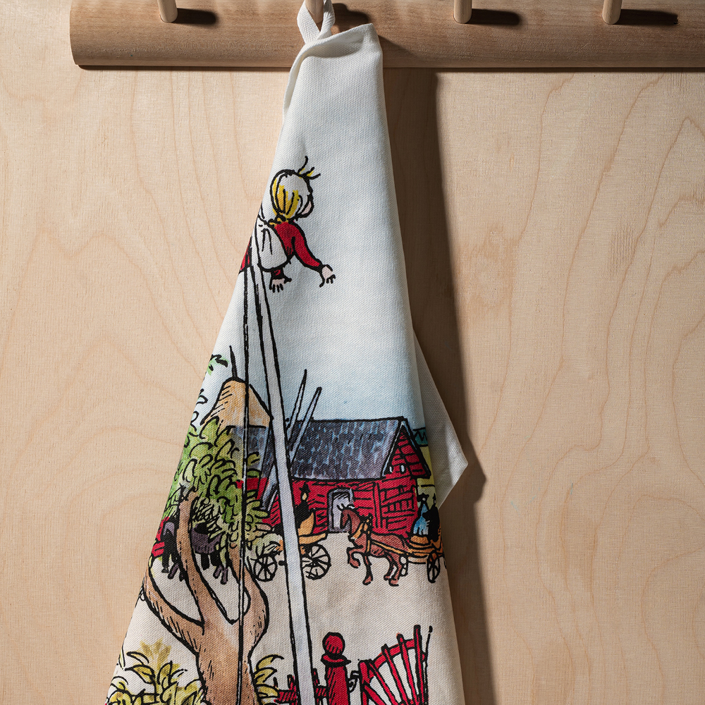 Muurla Emil kjøkkenhåndkle 50x70 cm flaggstangen hvit