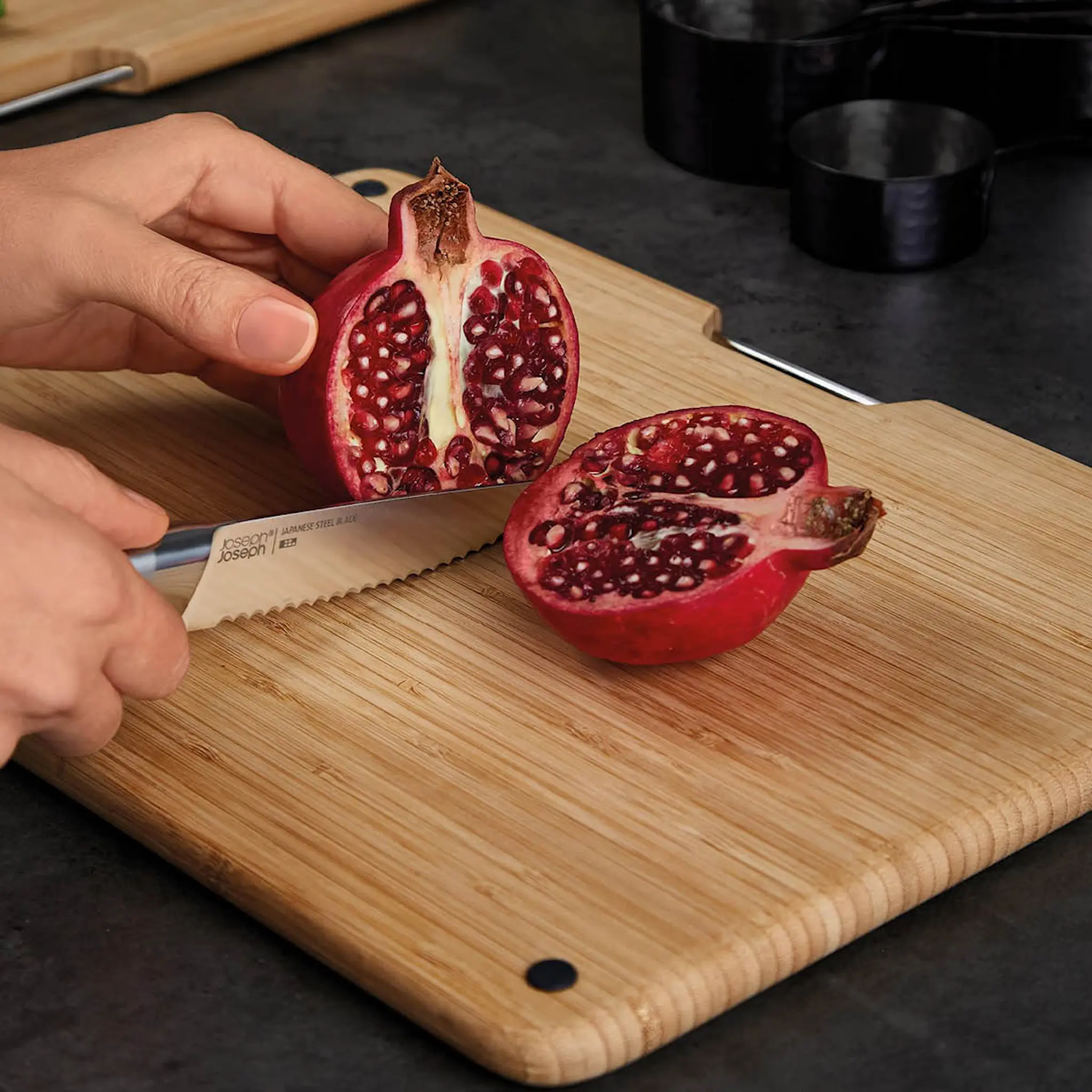 Joseph Joseph Folio skjærebrett i bambus 34x24 cm 3 stk