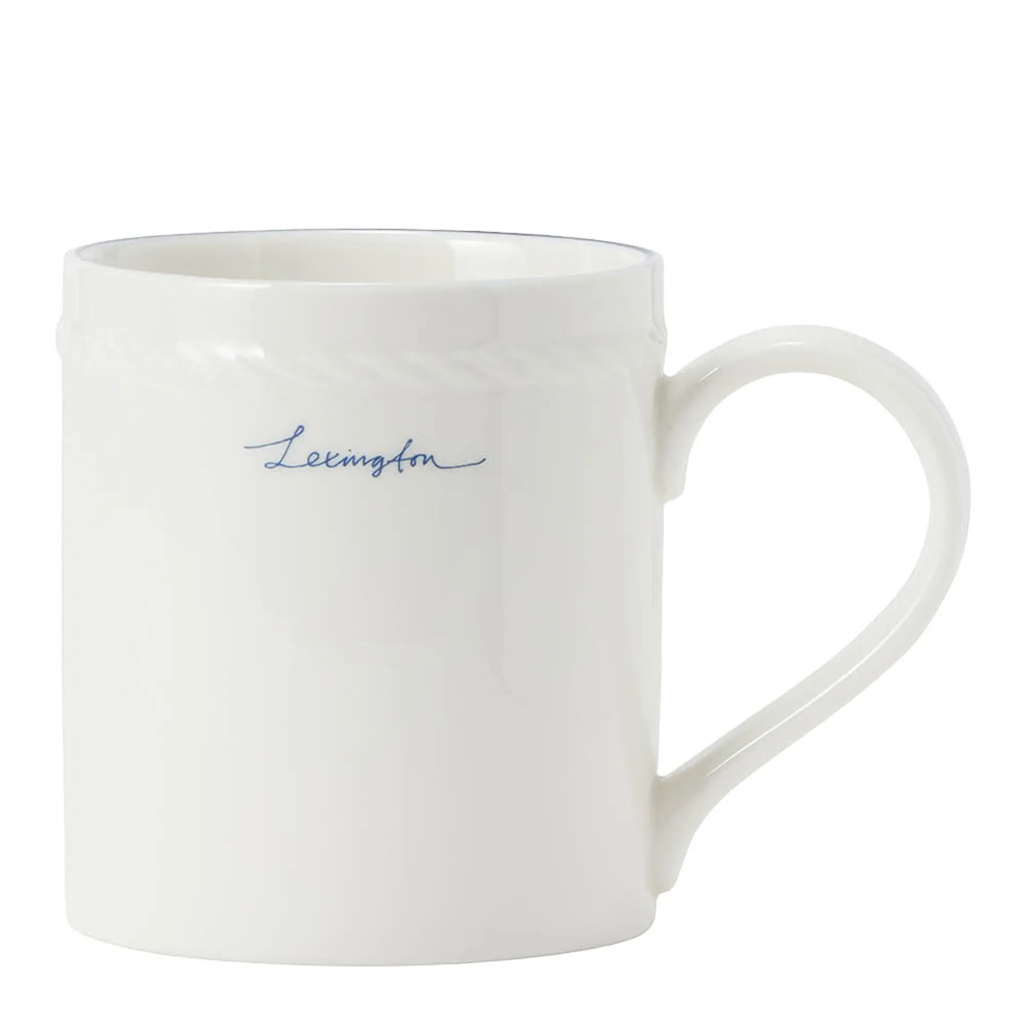 Lexington Icons mugg 40 cl vit/blå