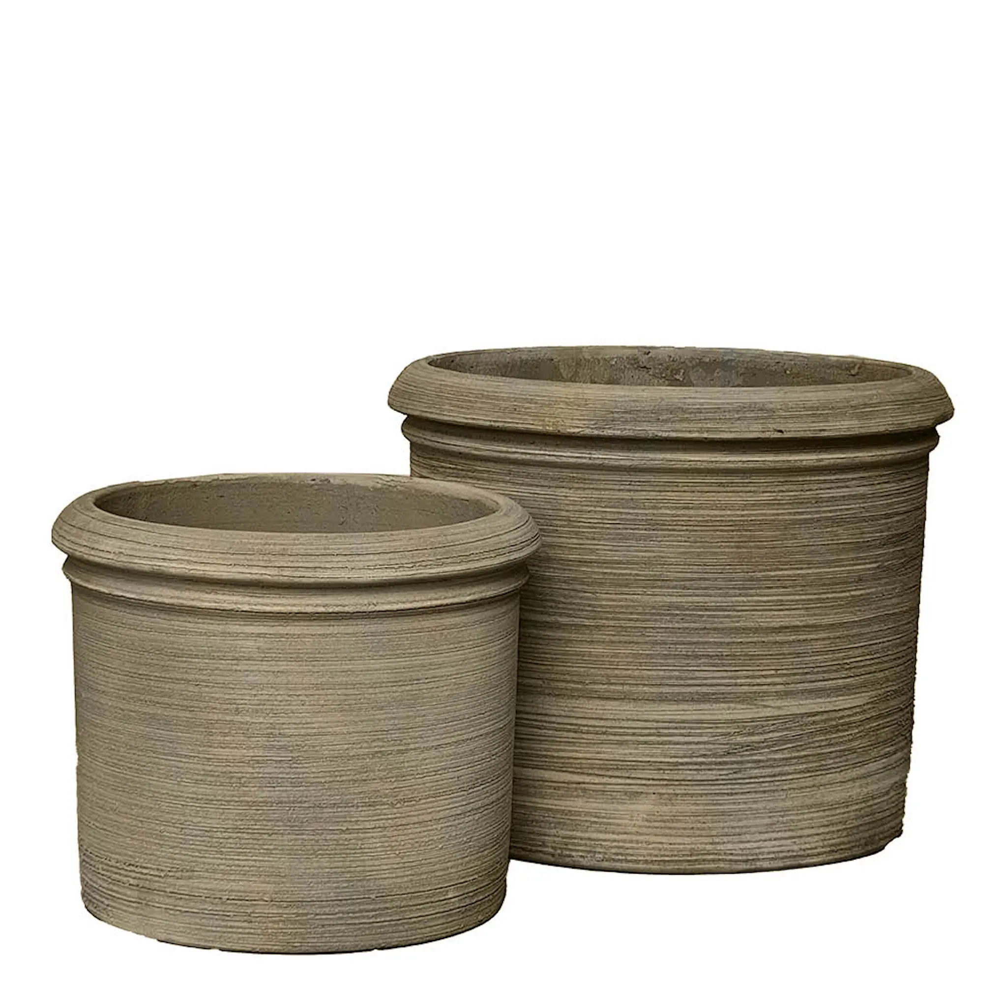 GUS Design Bari blomkruka 34/44 cm 2-pack terracotta choklad