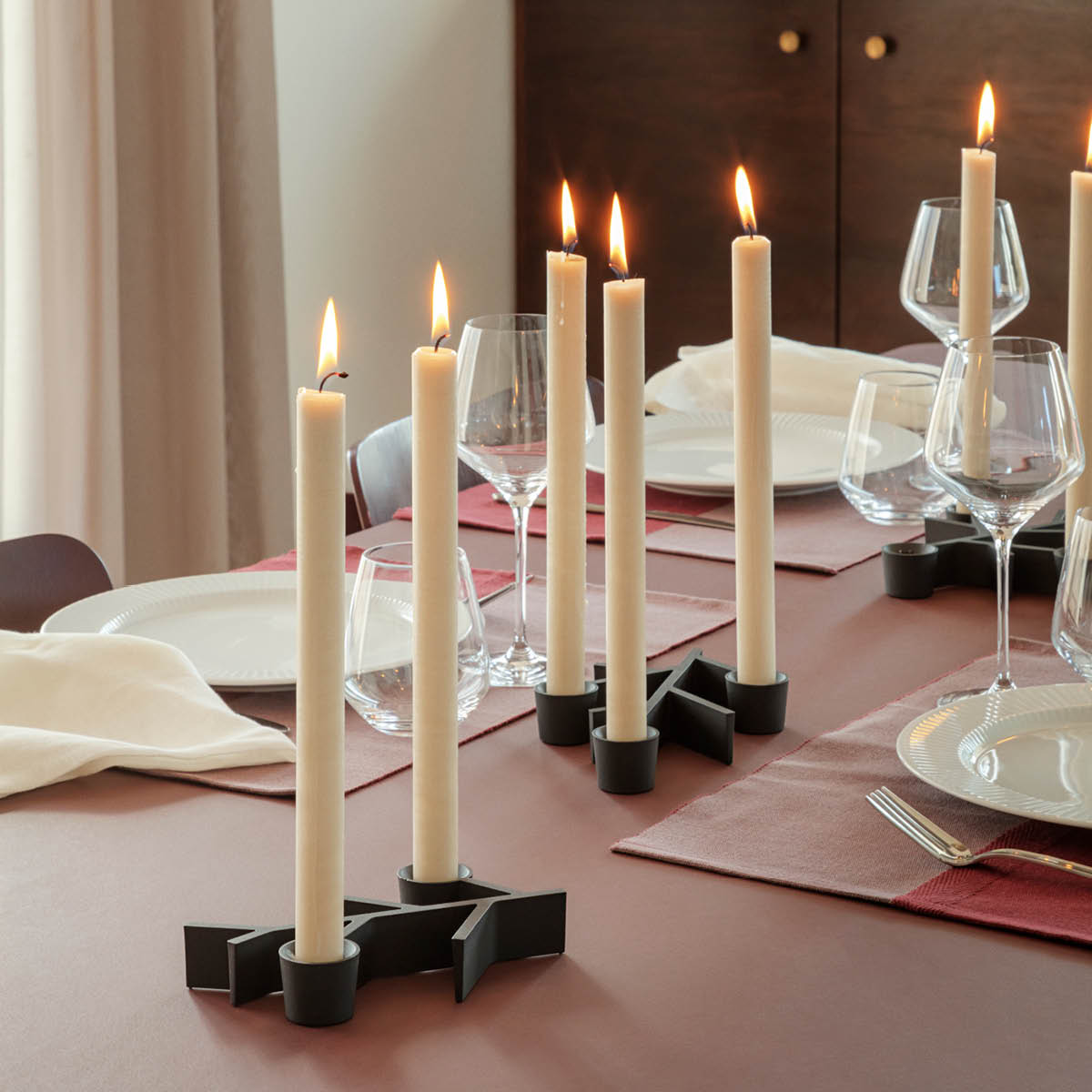 Eva Solo Twig lysestake 14x20 cm svart