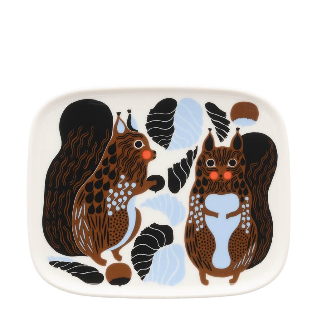 Marimekko Oiva Kurre assiett 15x12 cm