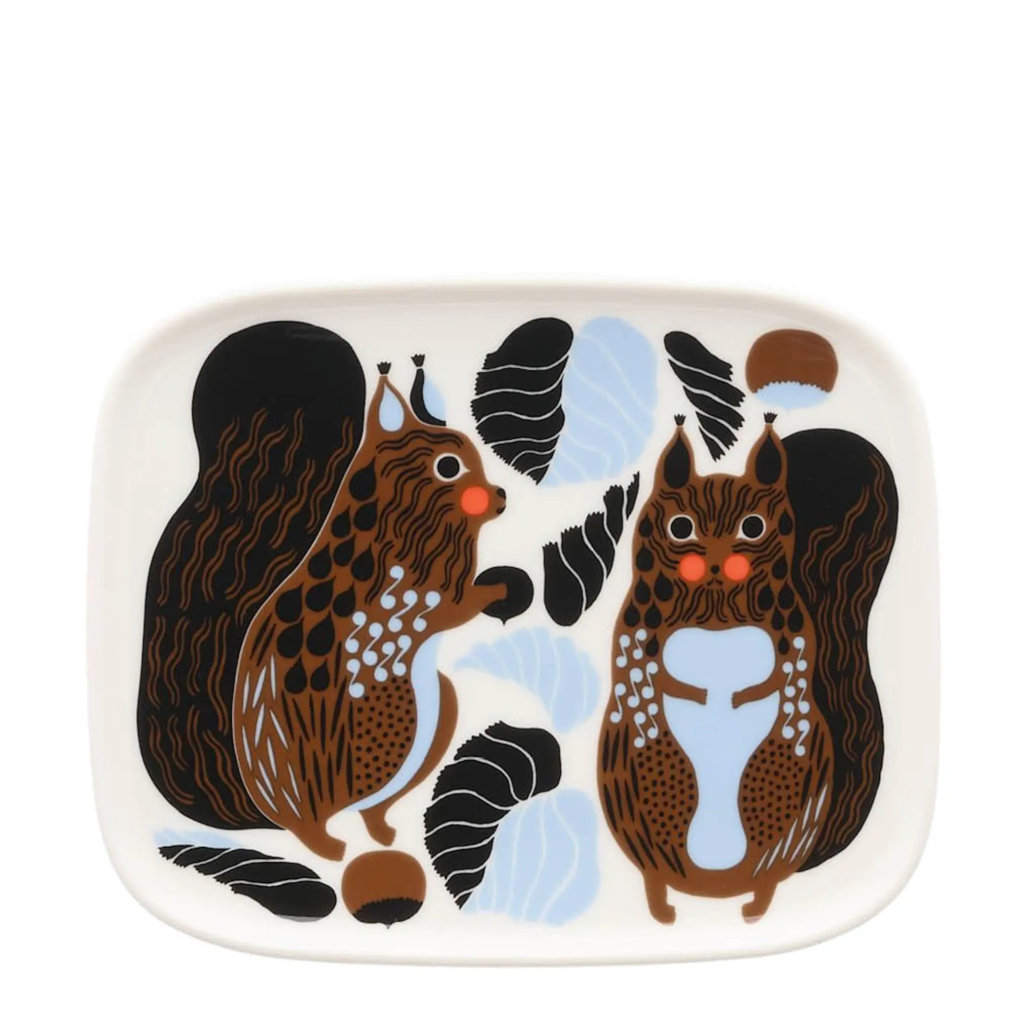 Marimekko Oiva Kurre assiett 15x12 cm