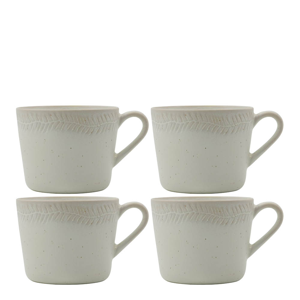 House Doctor Serve kopp 4 stk off-white