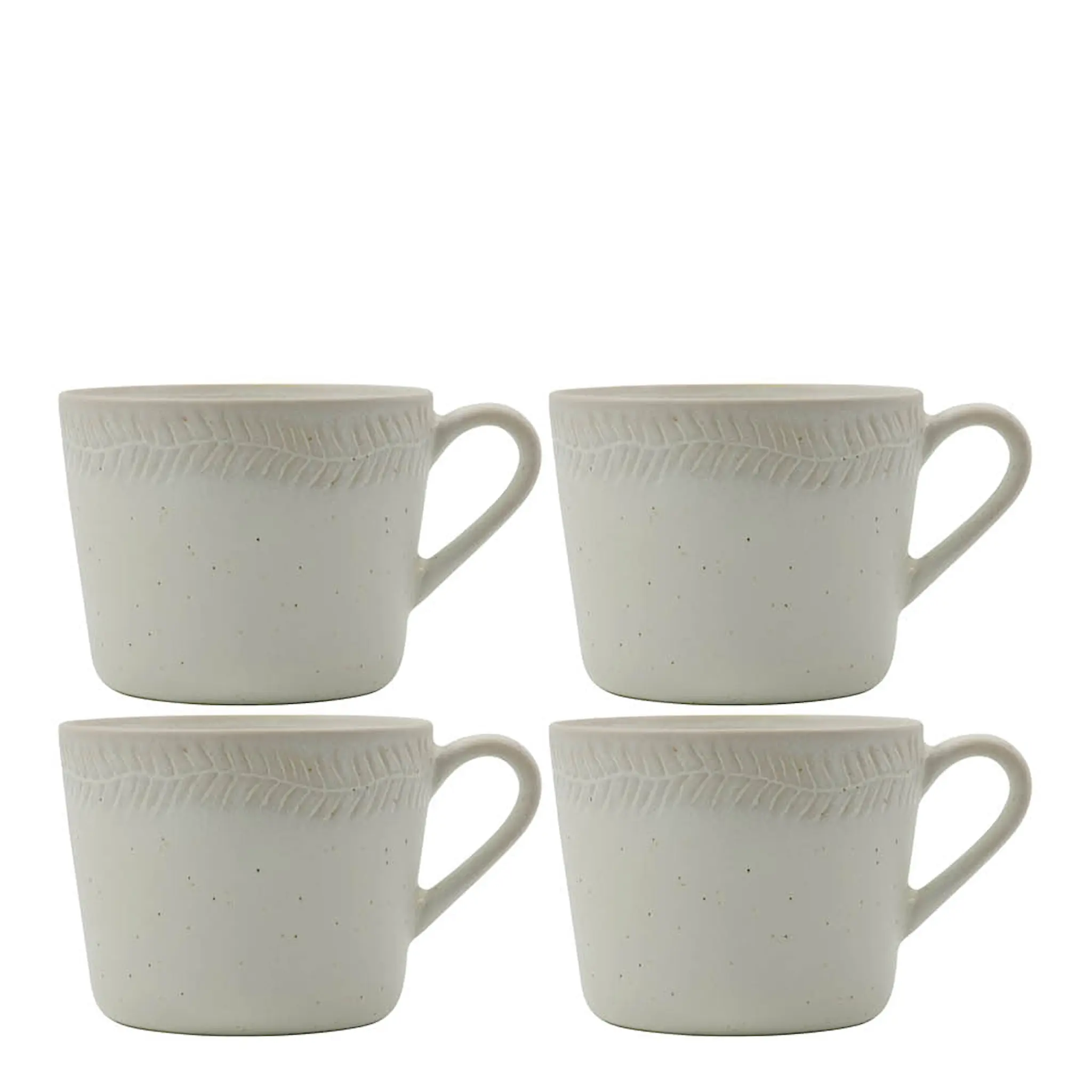 House Doctor Serve kopp 4 stk off-white