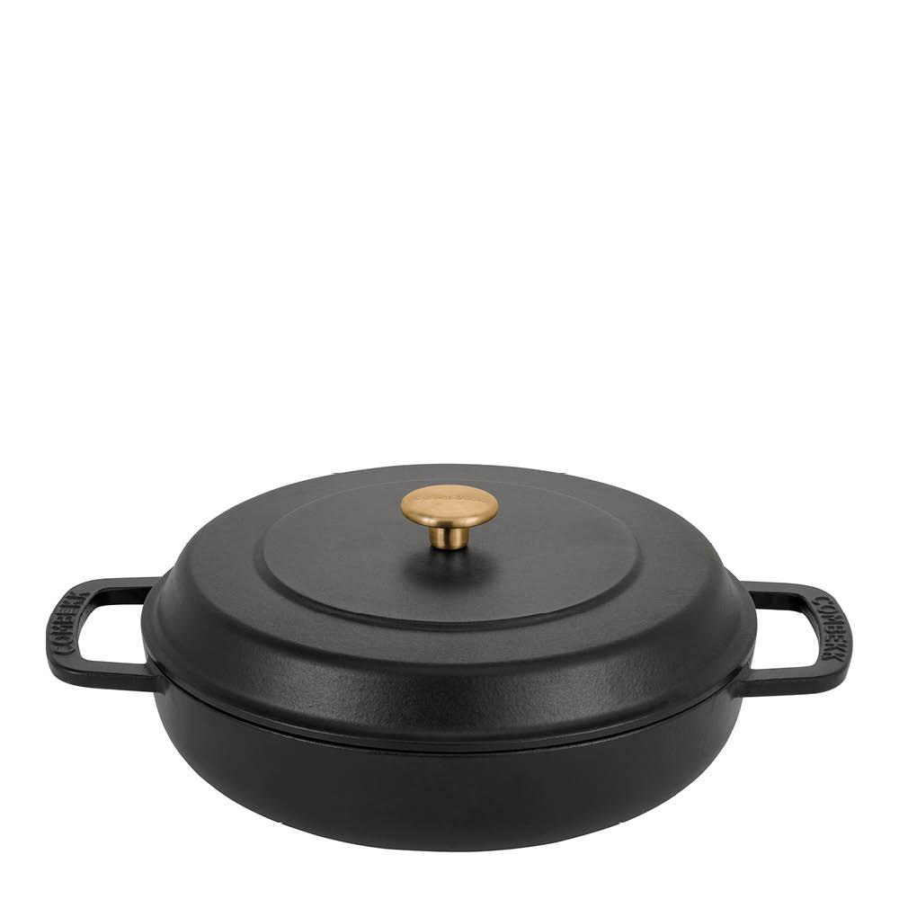 Combekk Braiser gjutjärnsgryta 28 cm 5 L svart