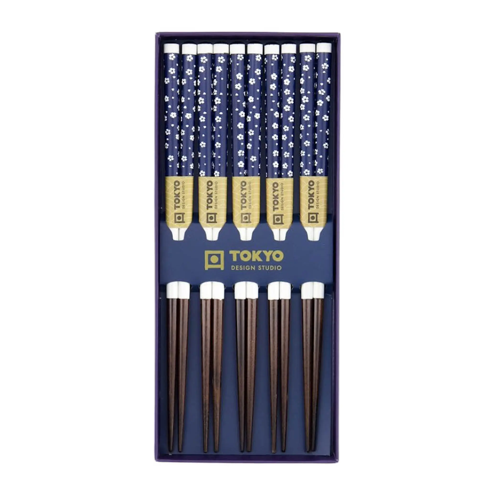 Tokyo Design Studio Syömäpuikot 5 kpl Sininen/Luumu