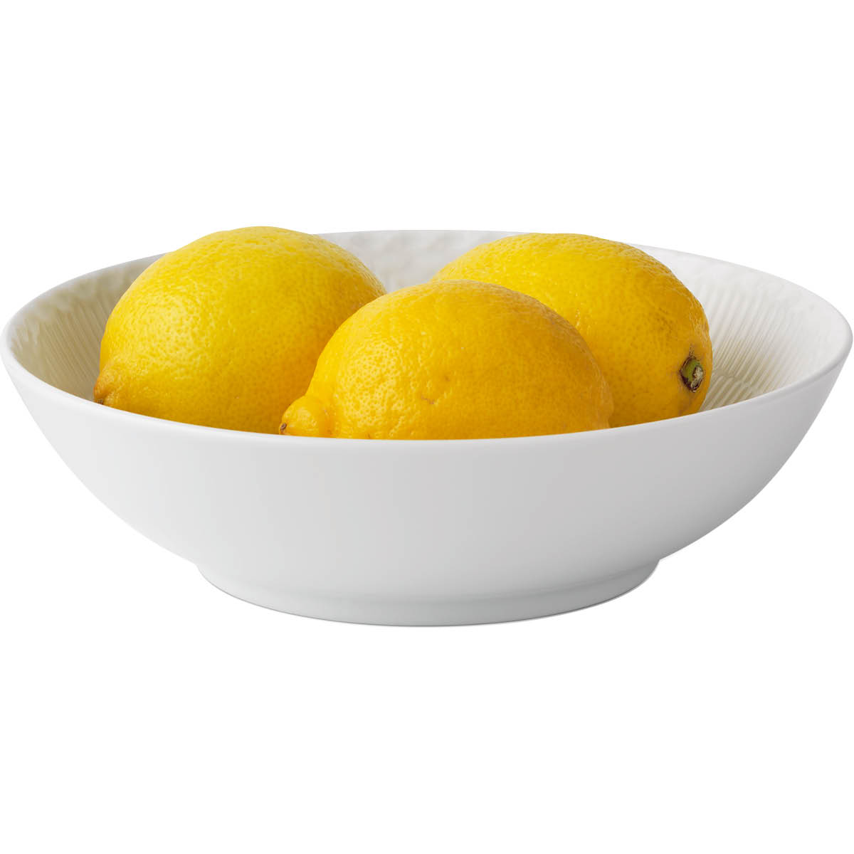 Royal Copenhagen White Fluted Half Lace Skål 1,1 L