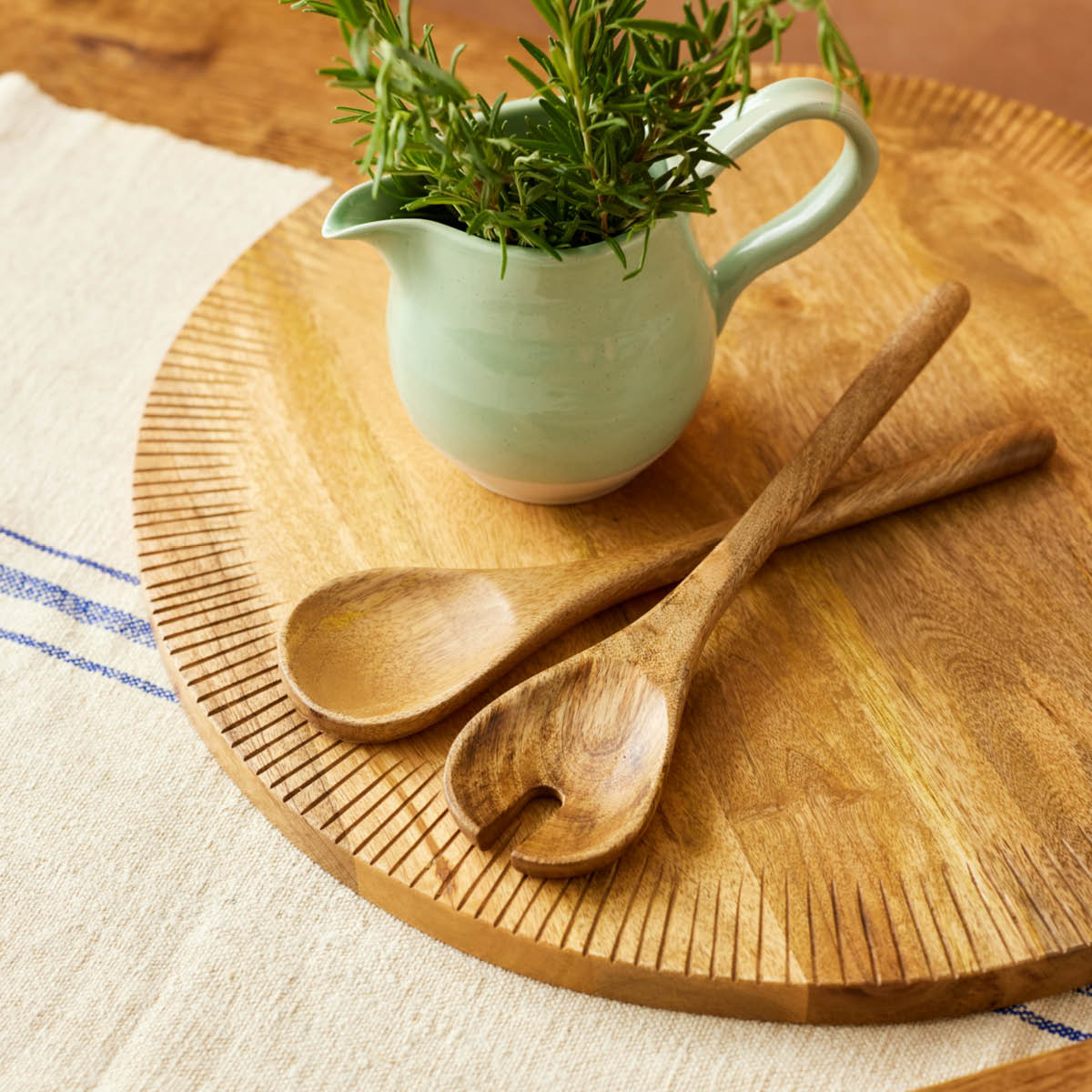 Jamie Oliver Big Love Tarjoilulusikka 2 kpl Mangopuu