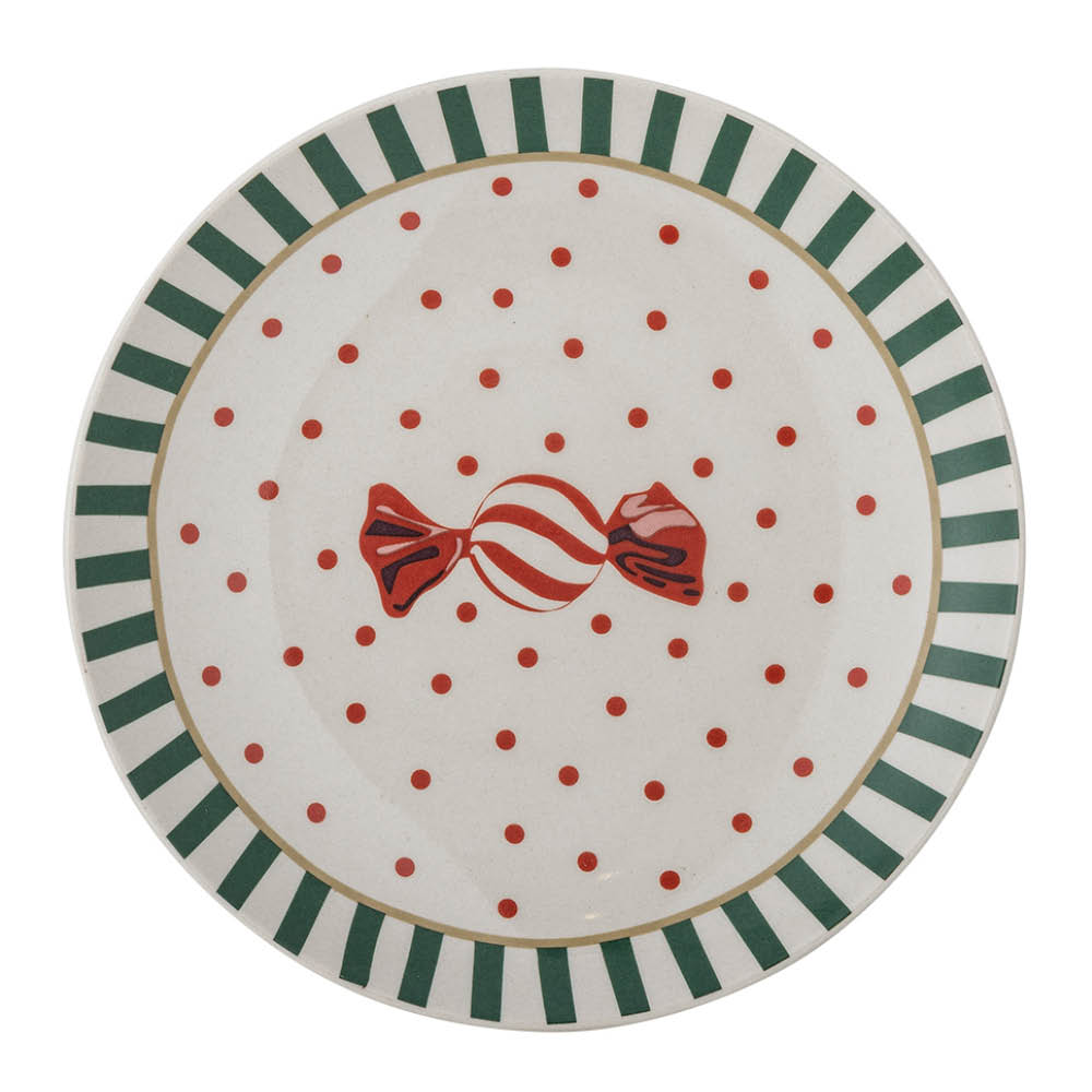 Bloomingville Yule tallerken 16 cm julemotiv multi