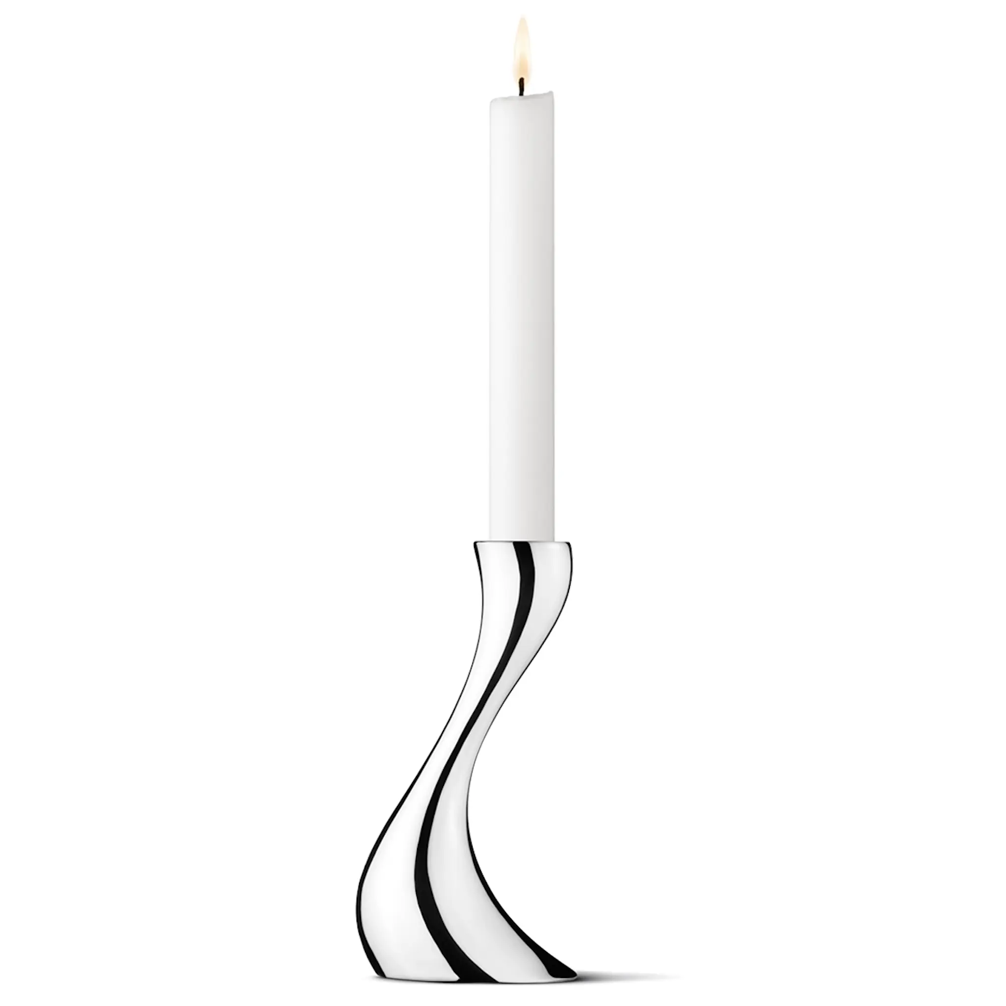 Georg Jensen Cobra Golvljusstake 40 cm Rostfri