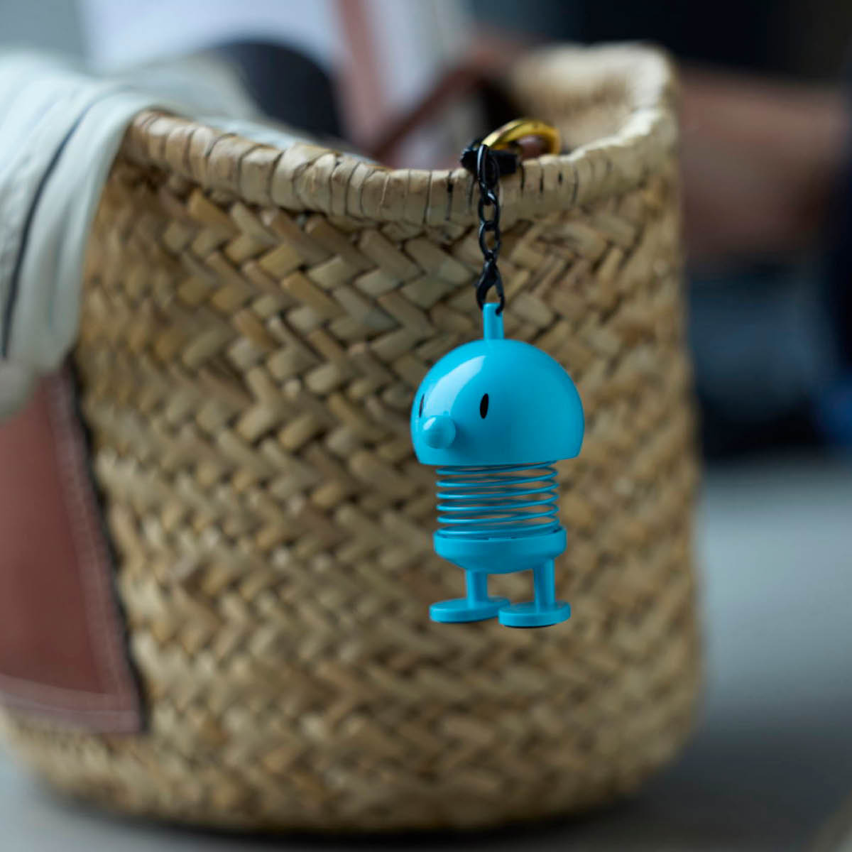 Hoptimisten Hoptimist bag charm 5,9 cm turkos