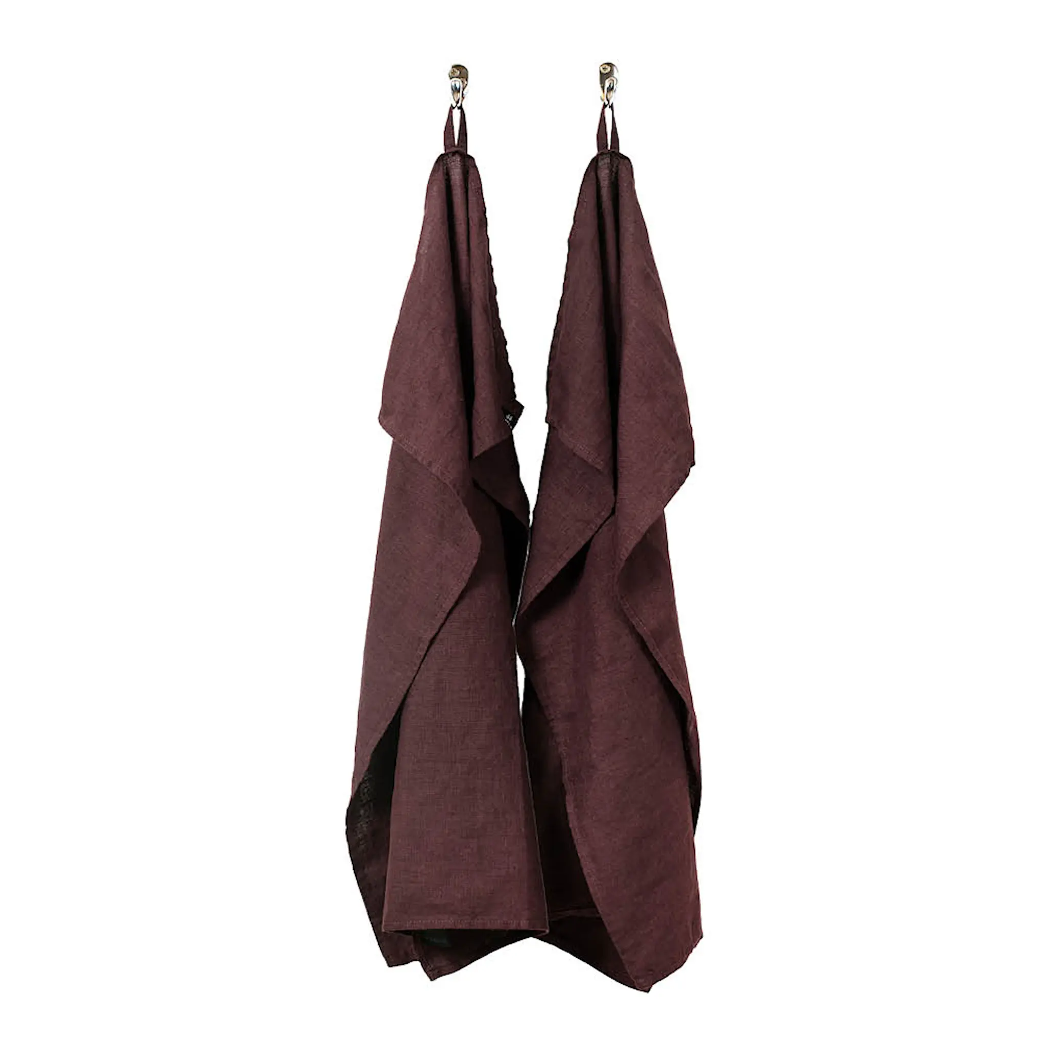 Himla Sunshine kökshandduk linne 50x70 cm burgundy