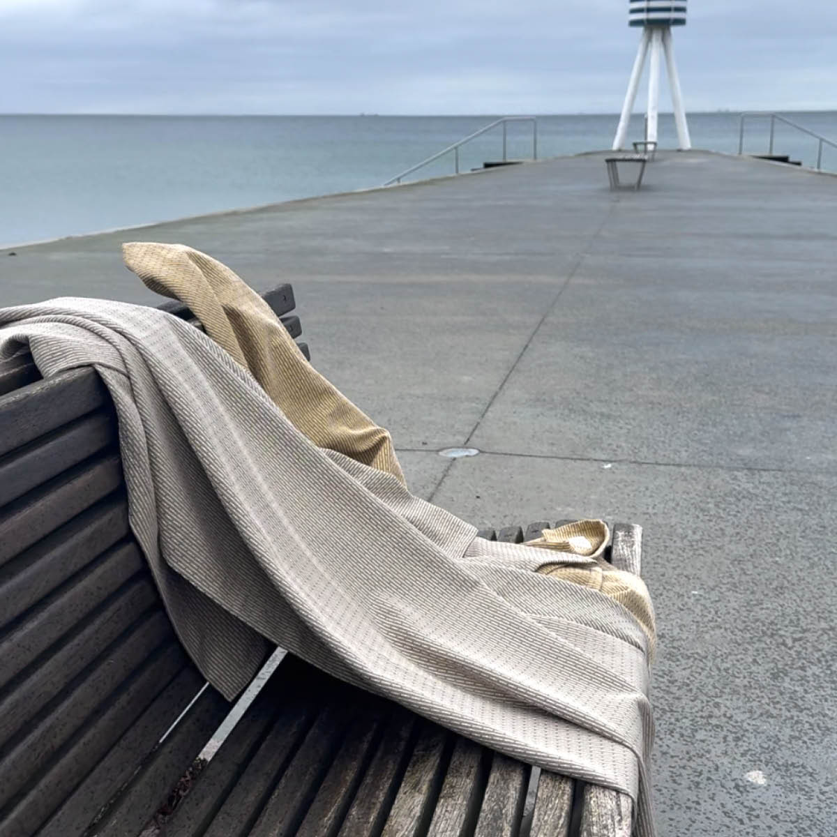 The Organic Company Wellness badlakan 165x110 cm khaki