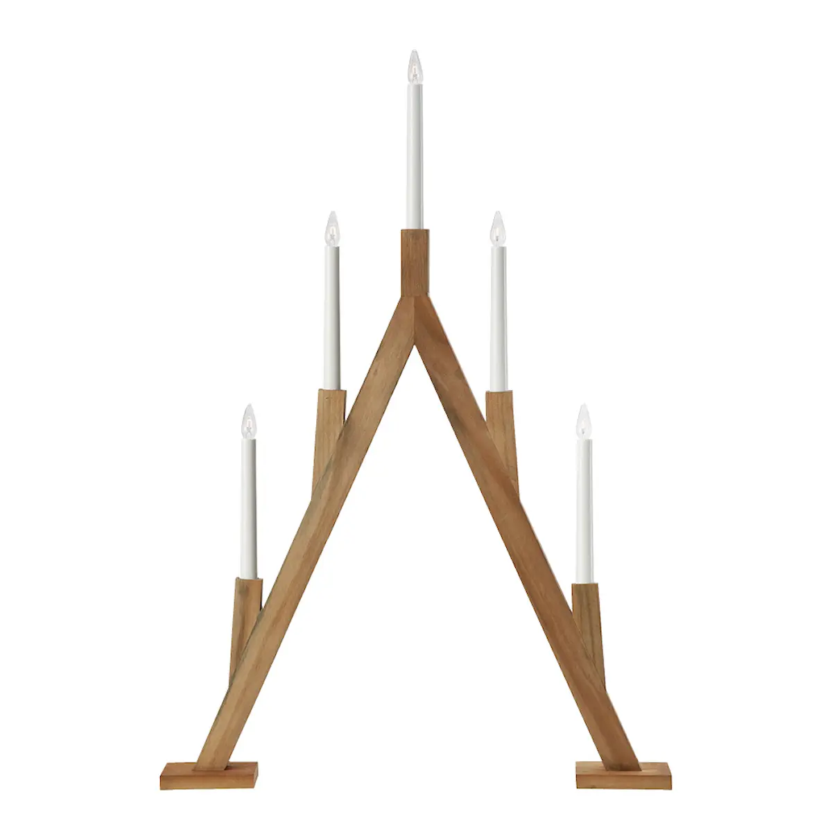 Markslöjd Bjurfors 5-armad adventsljusstake 76,5 cm betsad