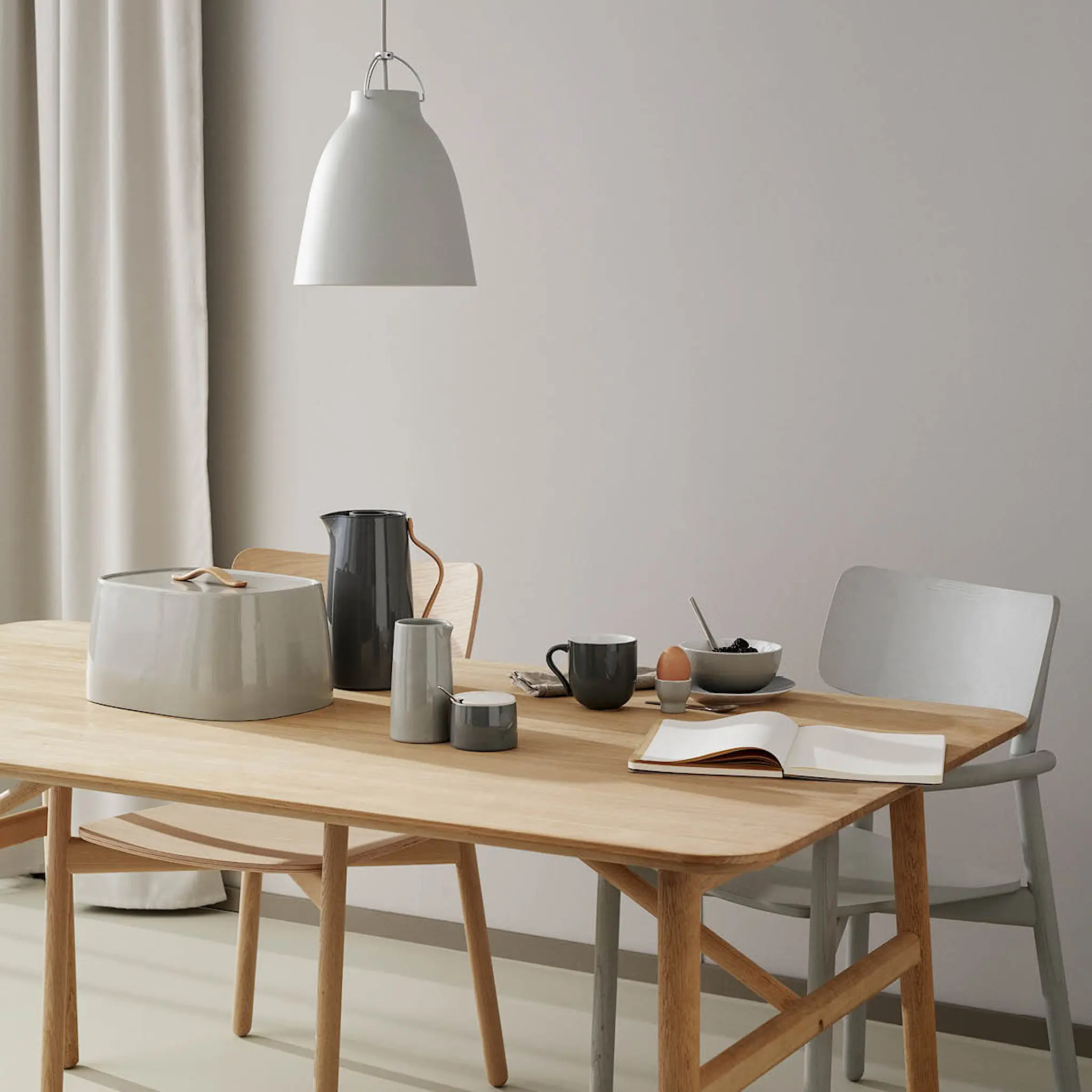 Stelton Danish Modern Emma Termoskanna Kaffe 1,2 L Grå