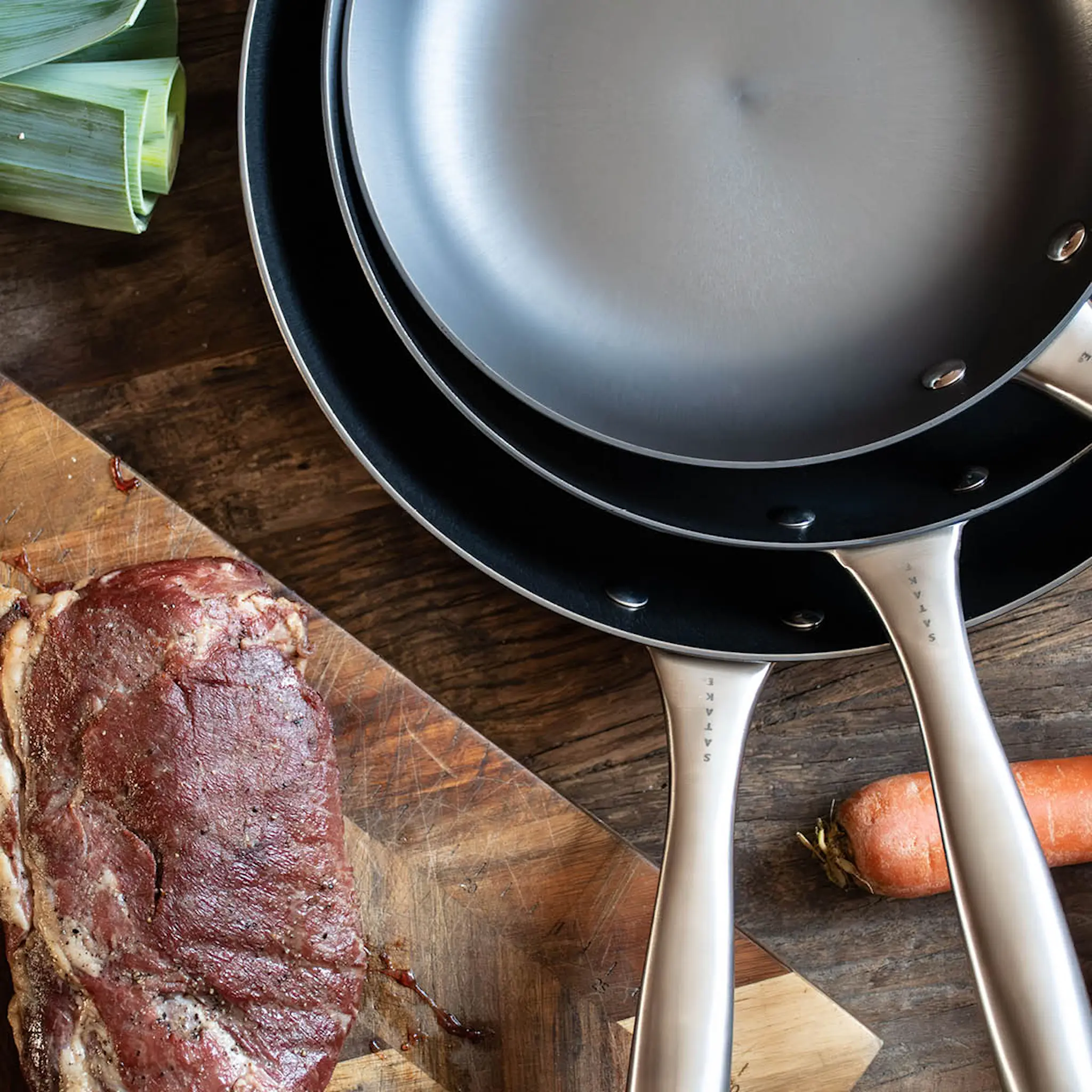 Satake Pure Pan Paistinpannu 32 cm Valurauta