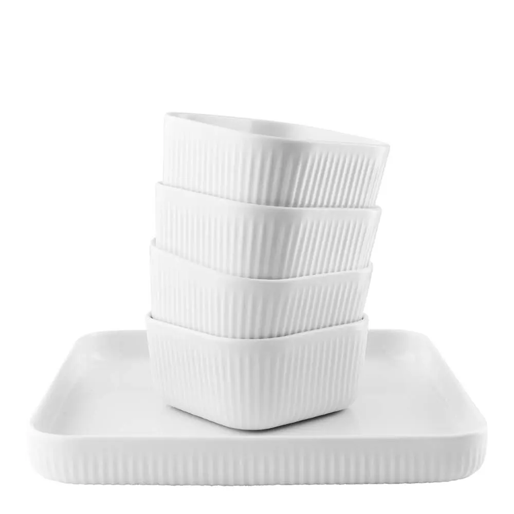 Legio Nova tapassett 4 skåler + fat