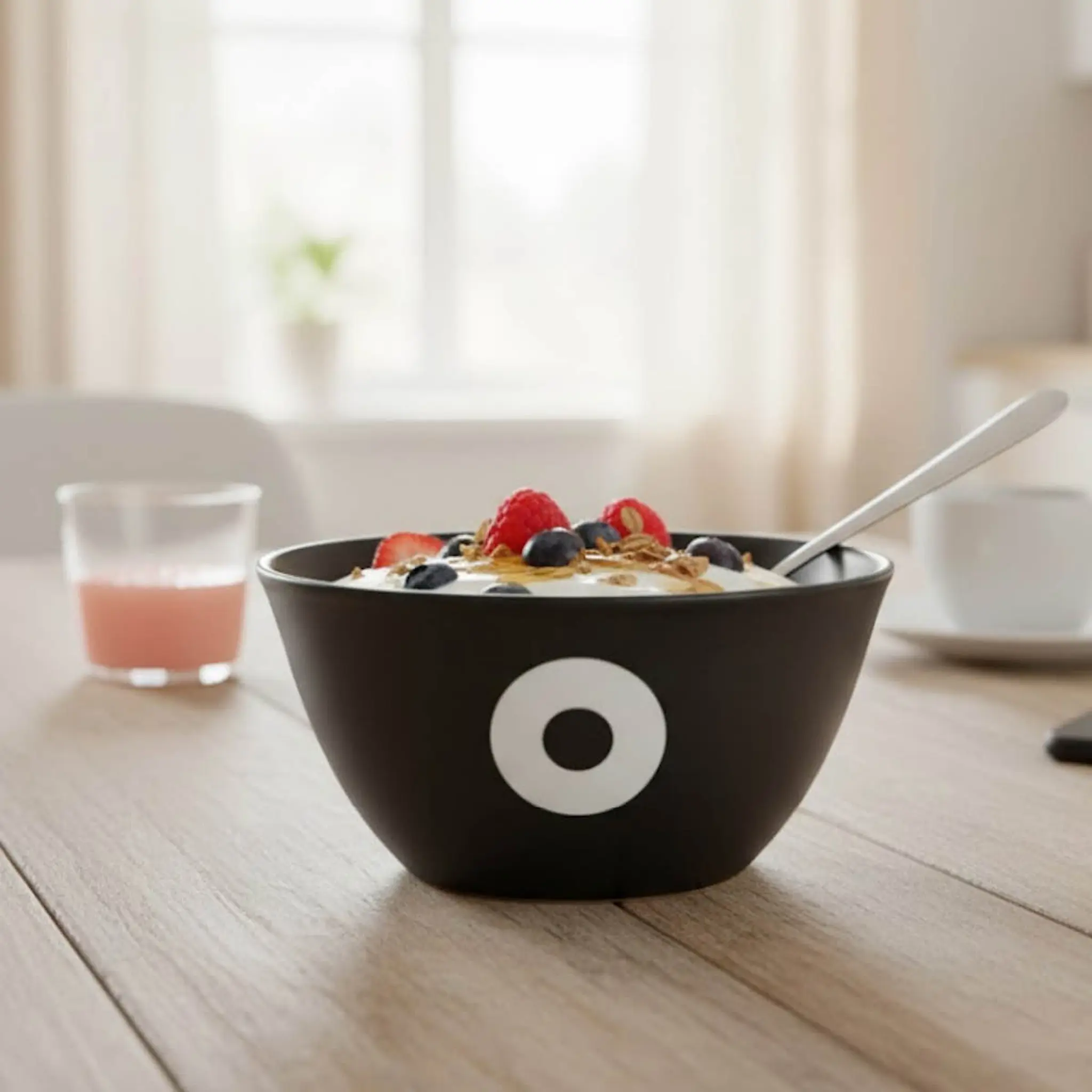 Rotor Design Signatur serveringsskål 40 cl svart/vit