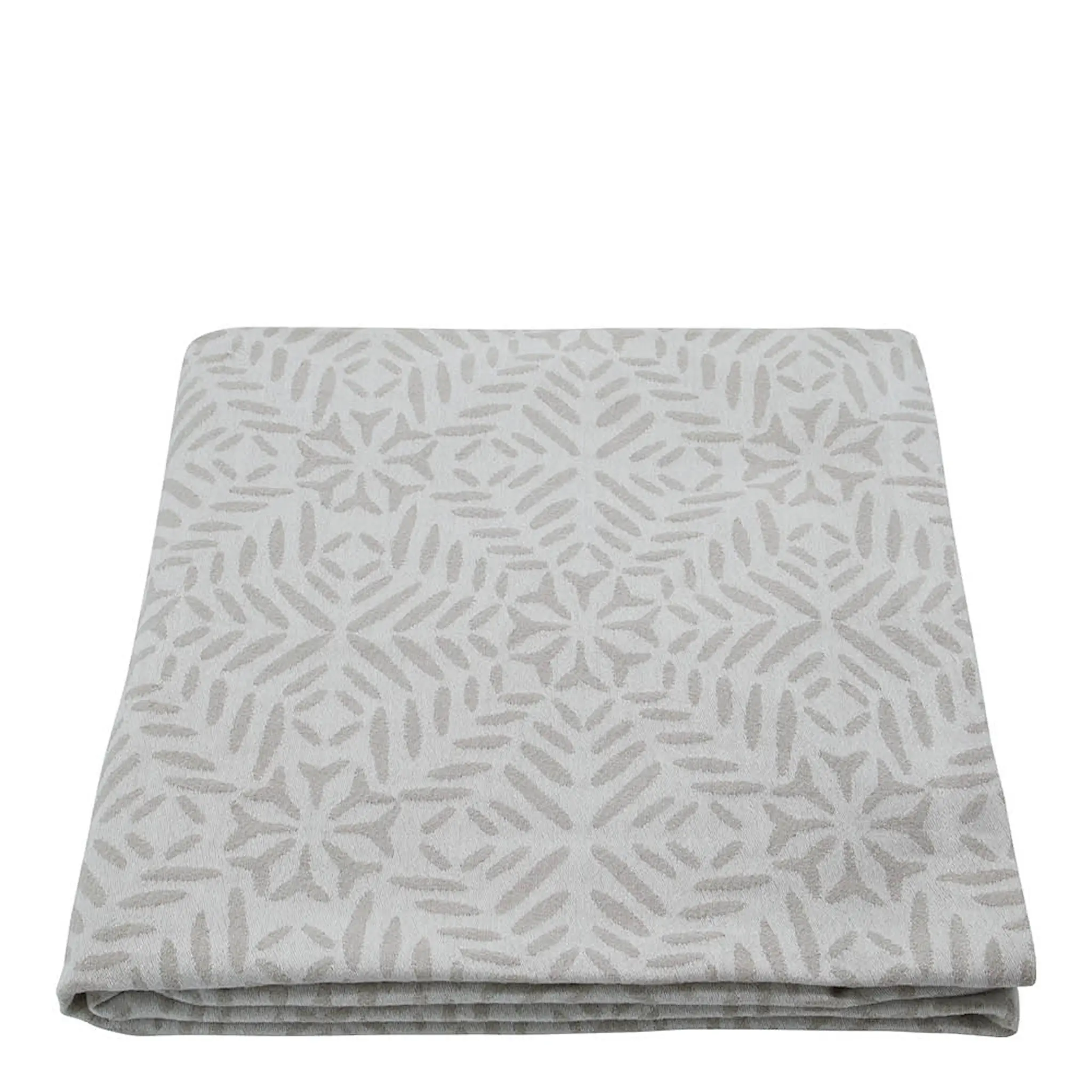 House Doctor Clip duk i bomull 150x150 cm hvit/grå