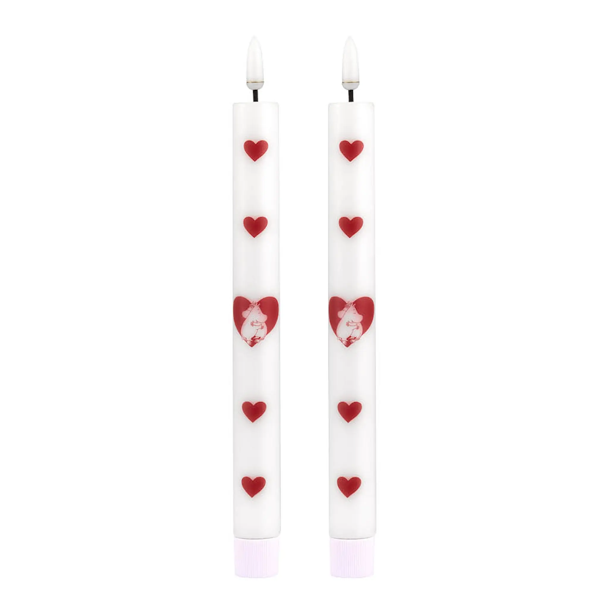 Muurla Mumin LED kronljus 2-pack Hjärta