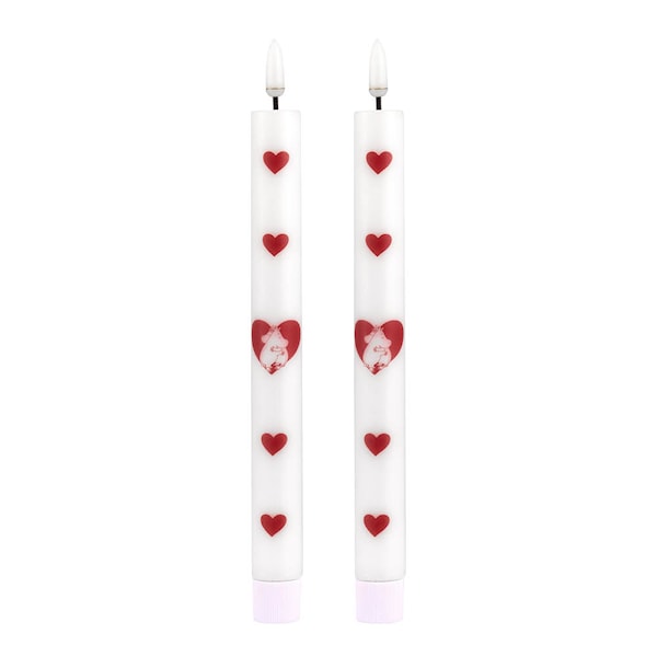 Mumin LED kronljus 2-pack Hjärta