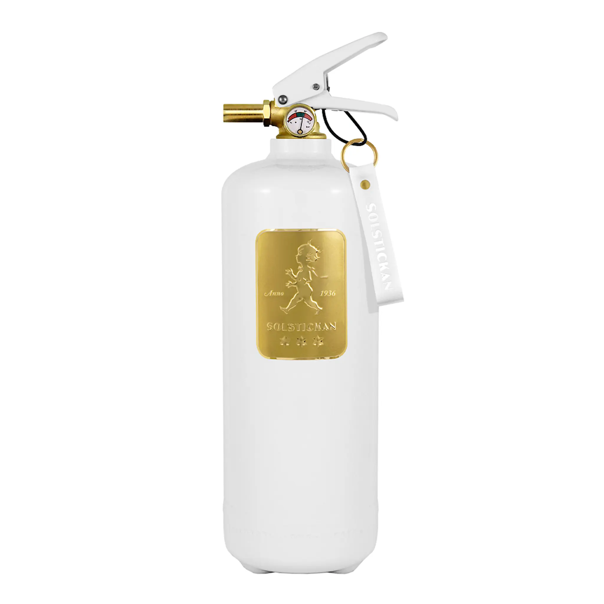 SOLSTICKAN Solstickan Brandsläckare 2 kg Vit/Guld
