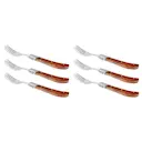 Grillgaffel 6-pack rosenträ