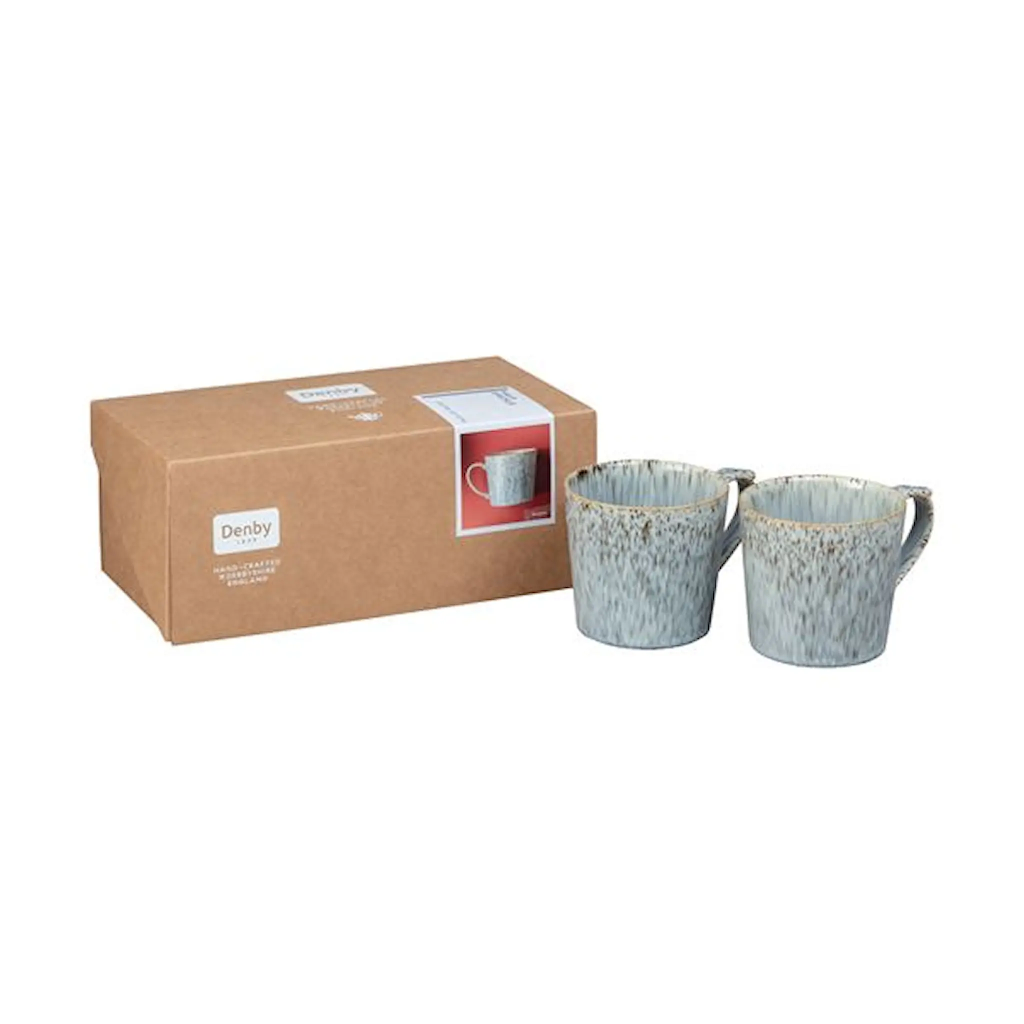 Denby Halo Speckle Mugg 39 cl 2-Pack