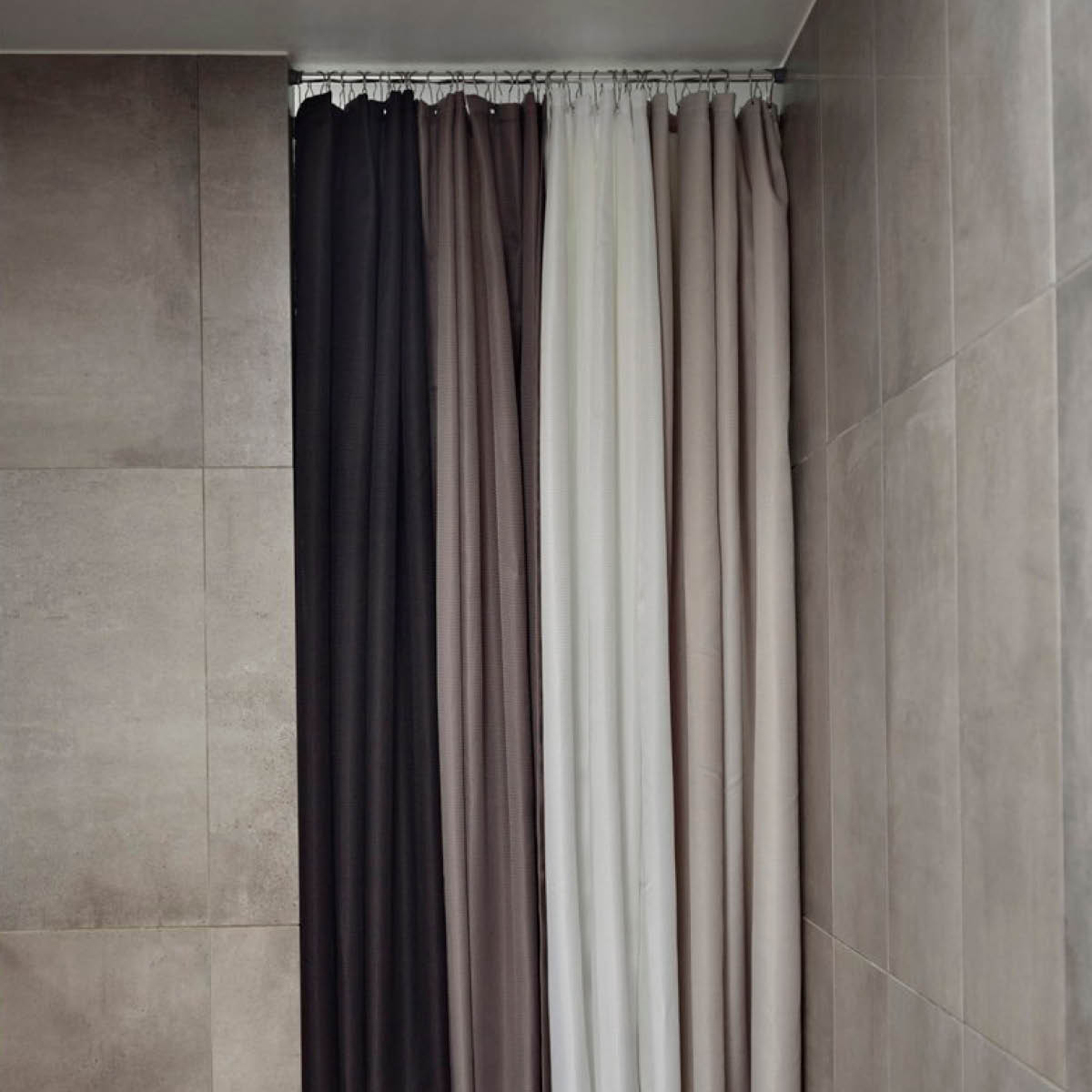 Zone Denmark Lux suihkuverho 180x200 cm harmaa