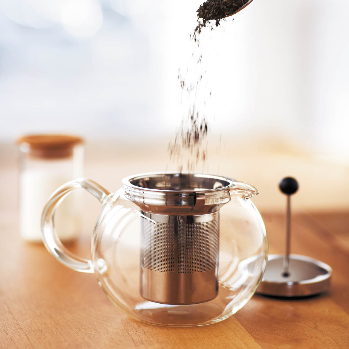 Bodum Assam Teekannu suodattimella 0,5 L Kromi