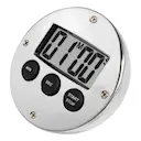 Digital timer aluminium silver