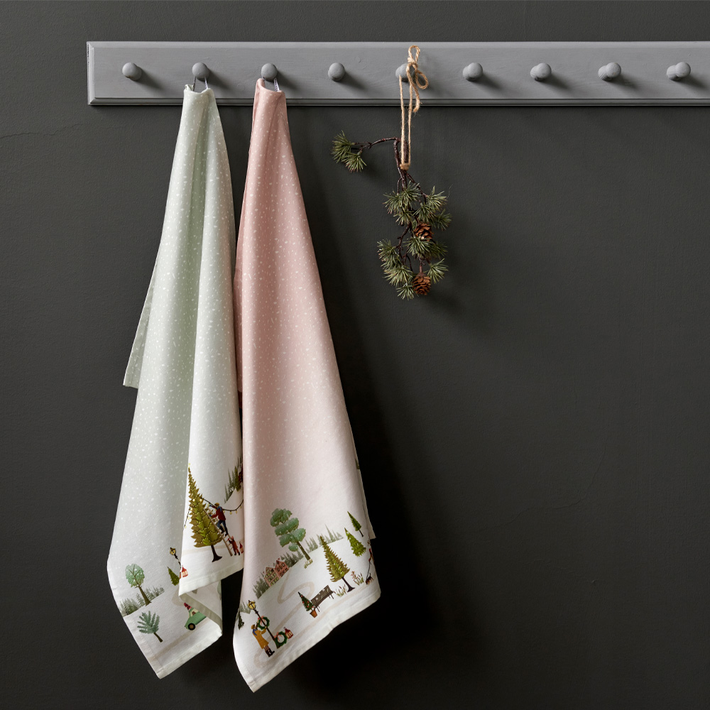 Bastian Vinter kjøkkenhåndkle 70x50 cm Woodrose